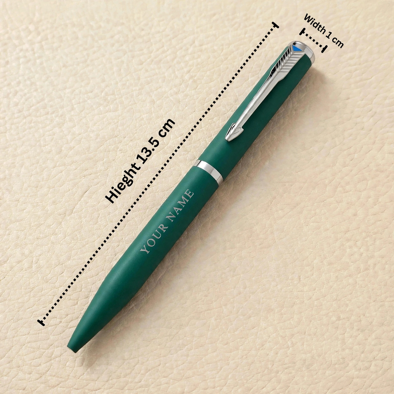 Personalized Pen With Name Engraving - Premium Matte Finish Ball Pen Set - Image 2