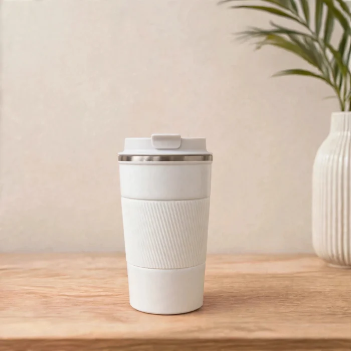 Personalized Coffee Mug With Custom Name Engraving - Premium Insulated Coffee Mug With Secure Sip Lid