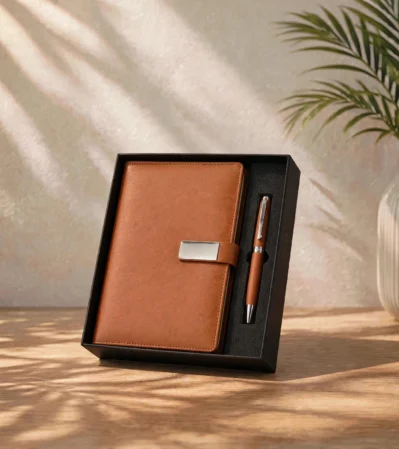 tan_diary_pen_set