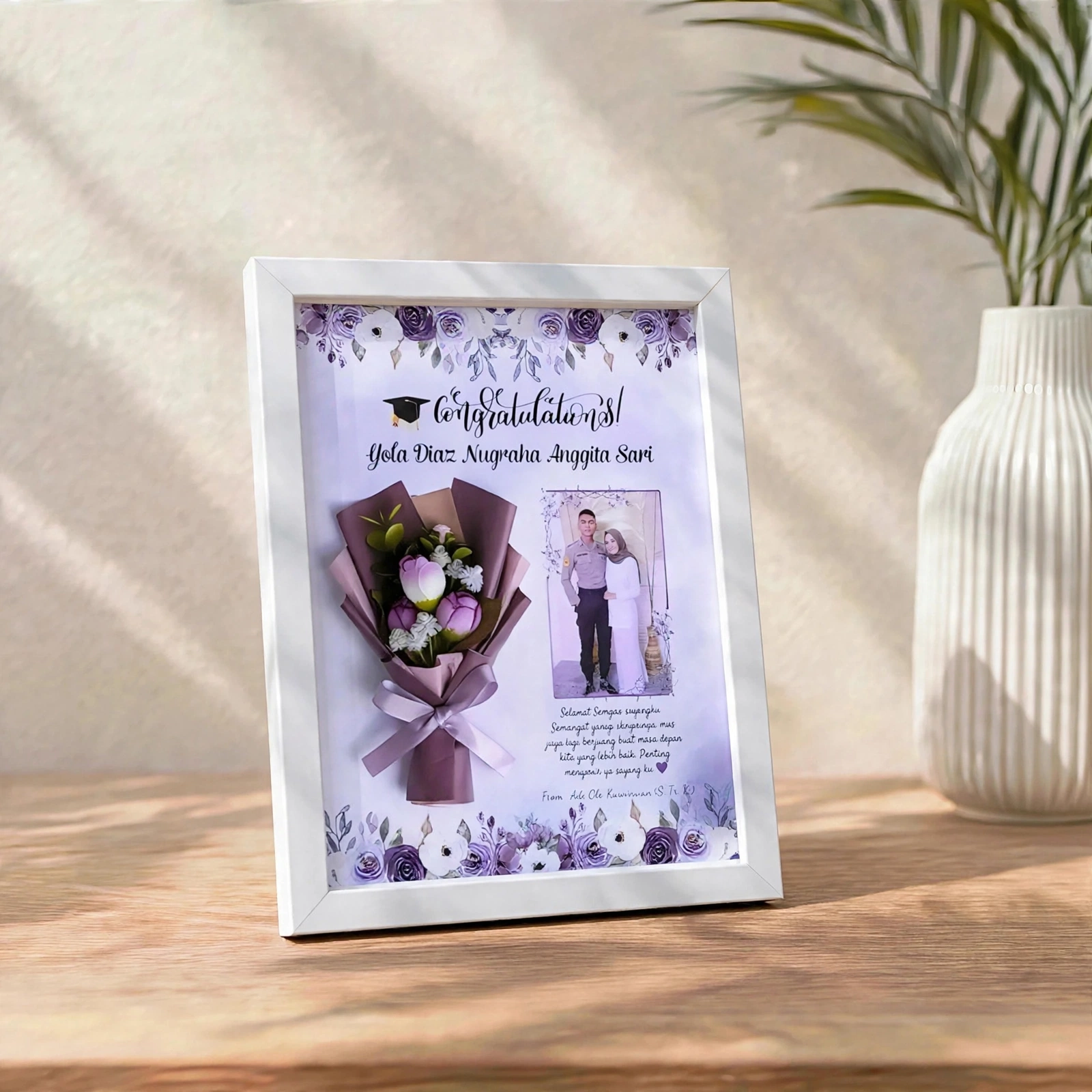 A4 Customized Frame - Fully Customized HD Photo Print Frame With Premium Quality