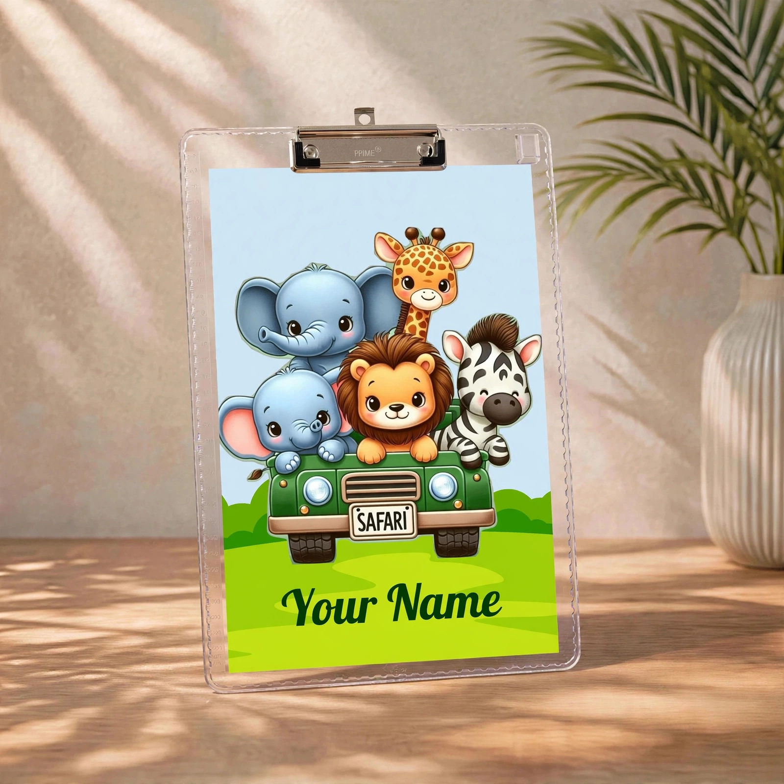 Exam Pad - Personalized Acrylic Exam Pad With Name Print And Pen Holder