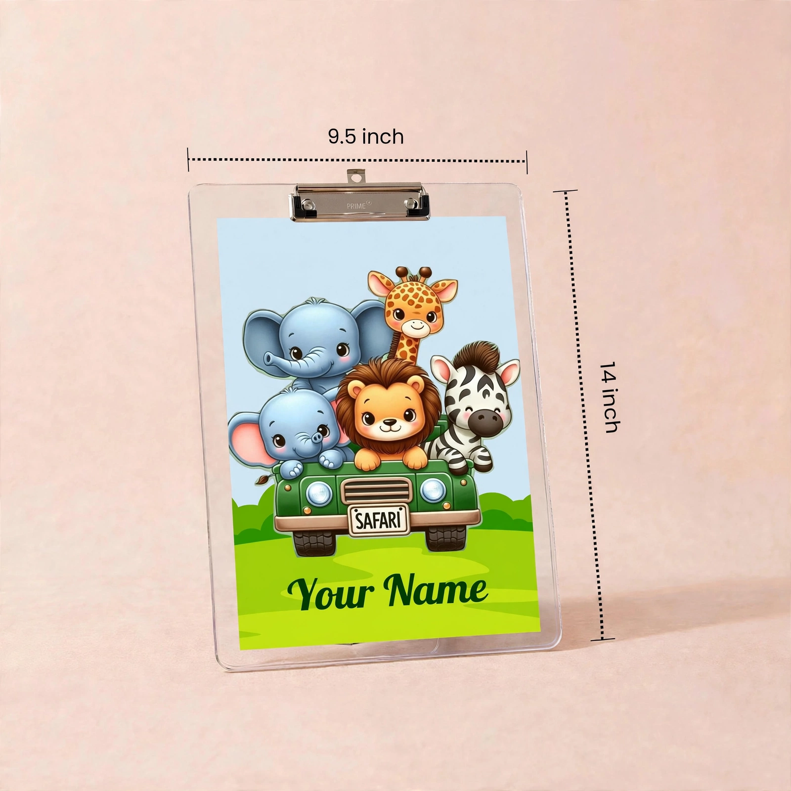 Exam Pad - Personalized Acrylic Exam Pad With Name Print And Pen Holder - Image 2