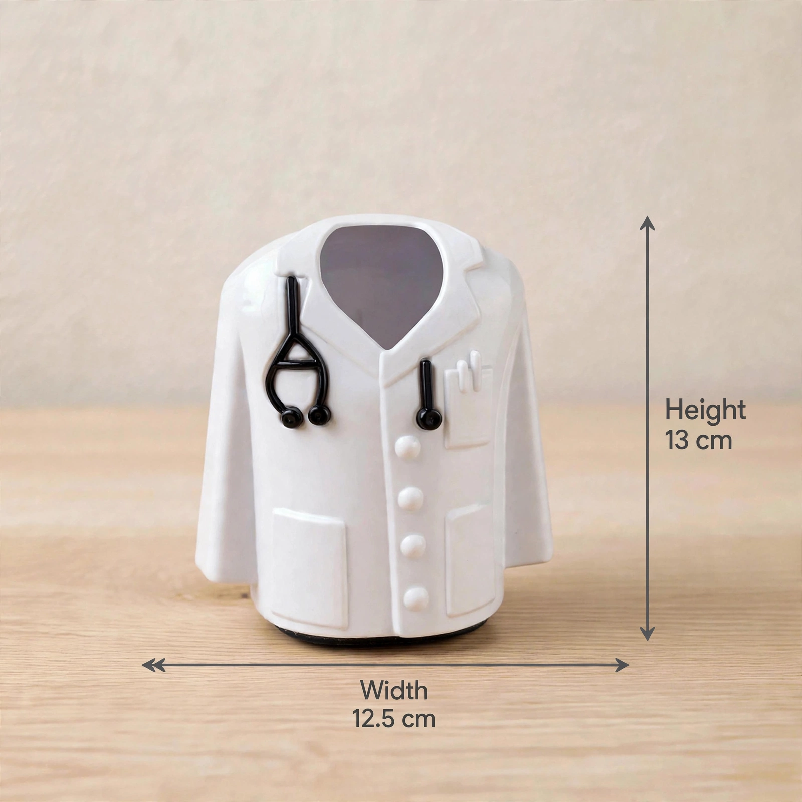 Doctor Pen Holder - Premium Elegance Doctor Coat Pen Holder With Stethoscope Detail - Image 2