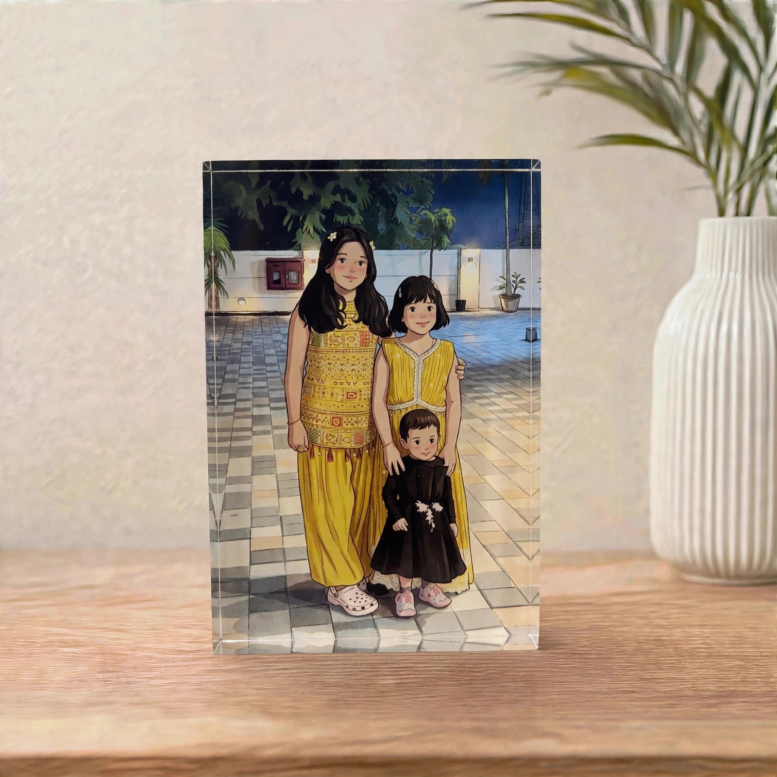 20 mm Acrylic Photo - 20 mm Thick Crystal Clear Personalized Acrylic Photo Block With Custom Photo Print