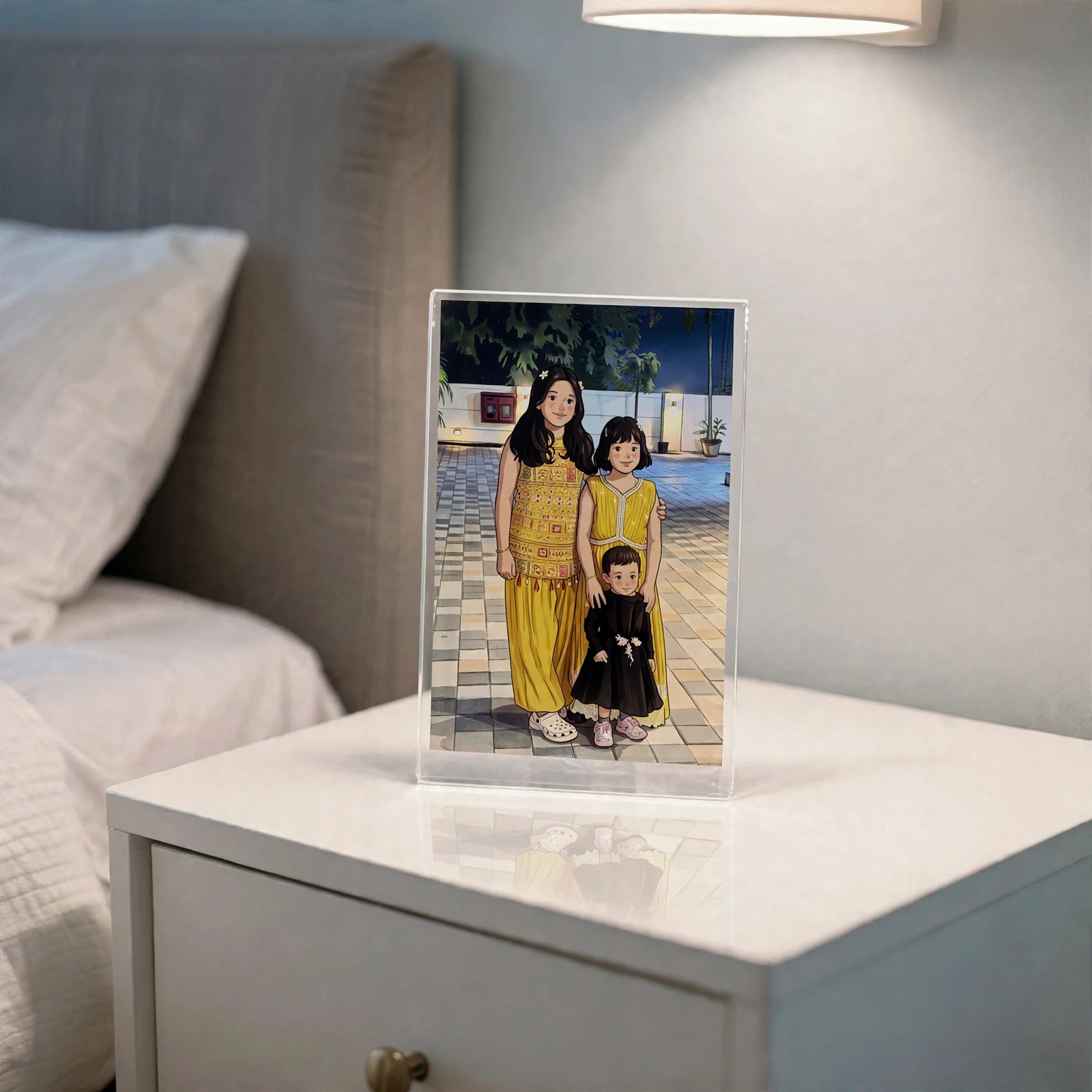 20 mm Acrylic Photo - 20 mm Thick Crystal Clear Personalized Acrylic Photo Block With Custom Photo Print - Image 4