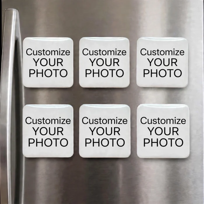 Fridge Magnet - Set Of 6 - Premium Customised Kitchen Theme Fridge Magnet 5x5cm For Kitchen Decor