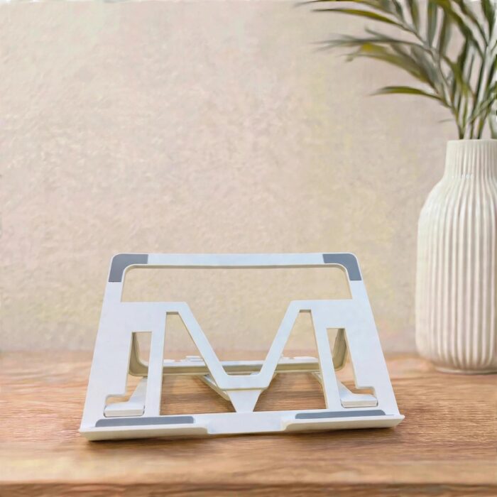 M Style Adjustable Multipurpose Stand - Foldable Laptop Stand For Laptop Mobile And Tablet With Stable Base